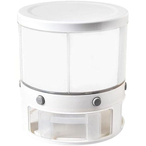 Countertop Food Dispenser, Grains Rice Bucket,Large Capacity 6-Grid Storage Dry Food Dispenser, Dry Food Storage Box for Home and Kitchen-Multicolours