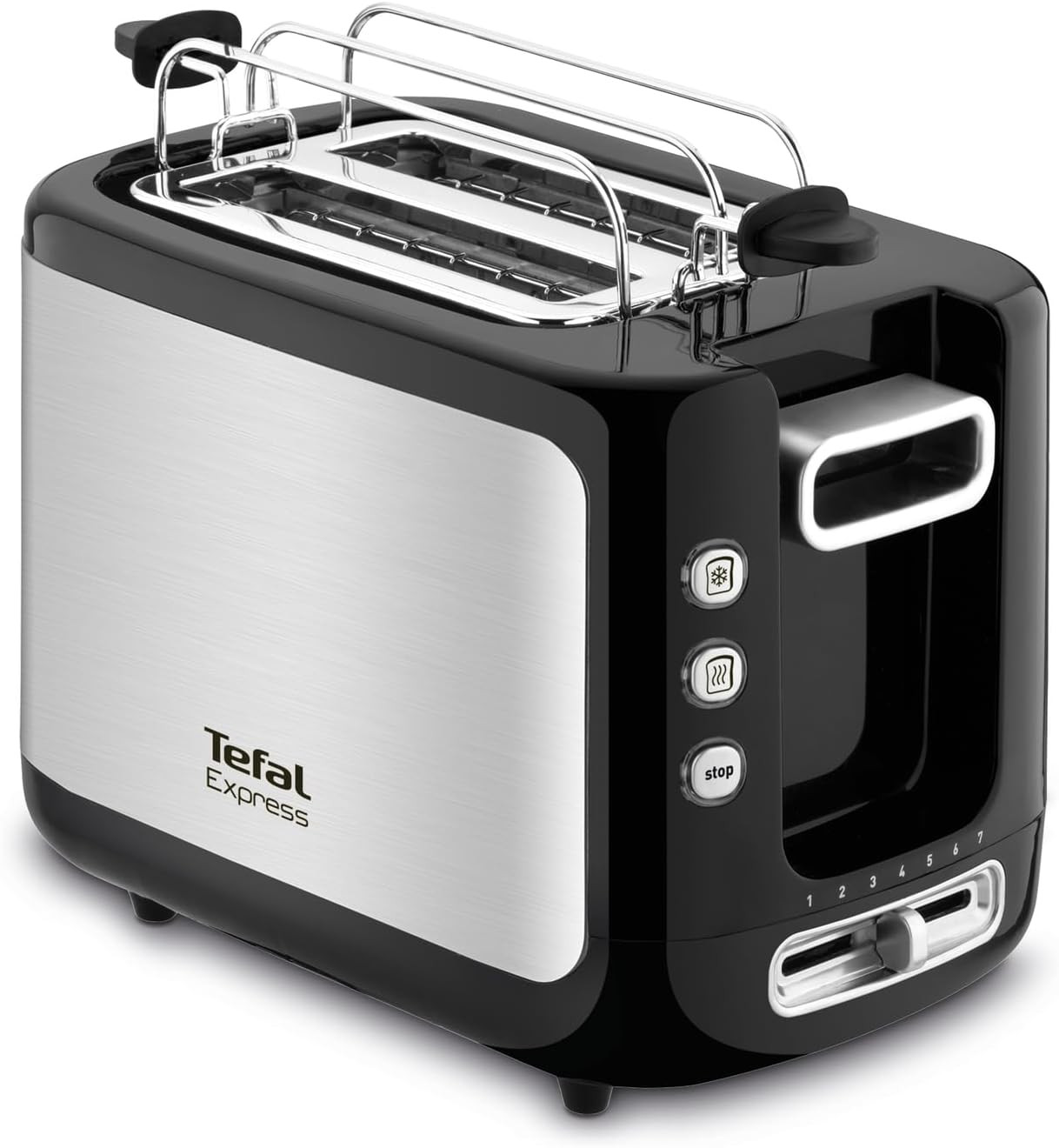 Tefal Express 2 Slot Bread Toaster With Ban Warmer | TT365027 – Black
