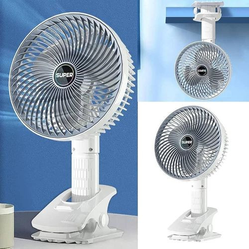 Multi Angle Multifunctional clamp Fan With High Rotational Movement - Multicolor