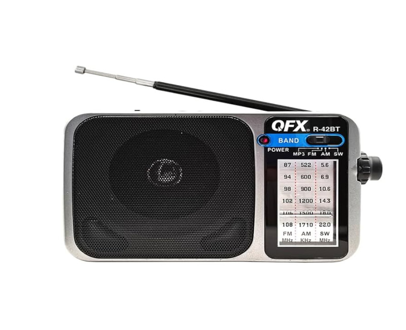 Rechargeable 3 Band Radio, FM/AM/SW -Blue