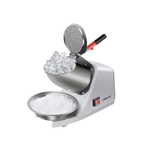Powerful Electric Ice Crushing Machine For Breaking Ice Into Pieces-Multicolour