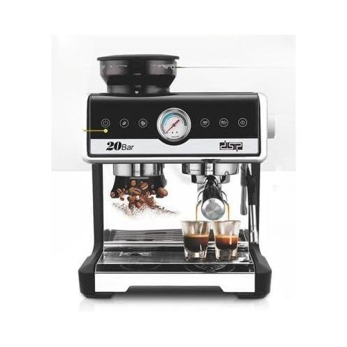 DSP Espresso Coffee Maker 2.6L Water Tank ULKA 20 Bar + 4 Bar.2250W - Multicolor