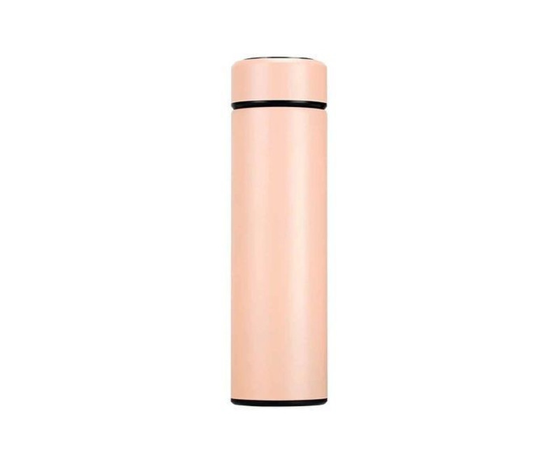 350ml Display Temperature Measuring Vacuum Flask - Pink