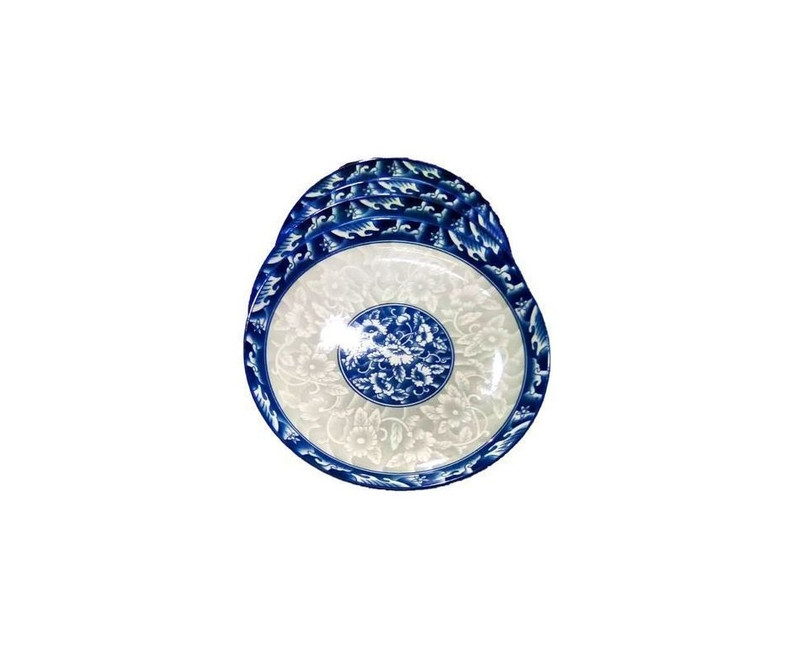 12Pcs Of Dinner Plates - Blue