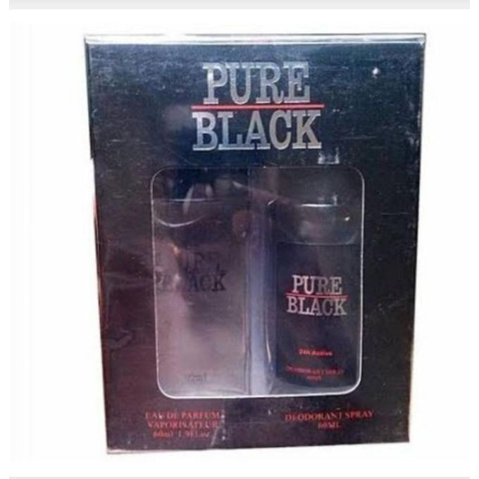 A Bundle Of Pure Black Perfume And It's Roll On For Men