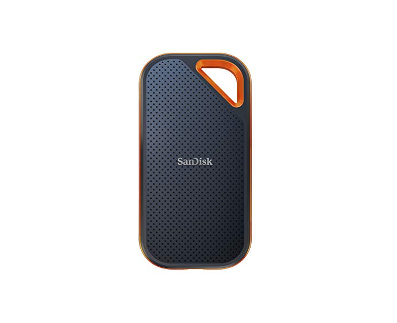 SanDisk 2TB Extreme PRO Portable SSD - Up to 2000MB/s - USB-C, USB 3.2 Gen 2x2, IP65 Water and Dust Resistance, Updated Firmware - External Solid State Drive - SDSSDE81-2T00-G25-Multicolor