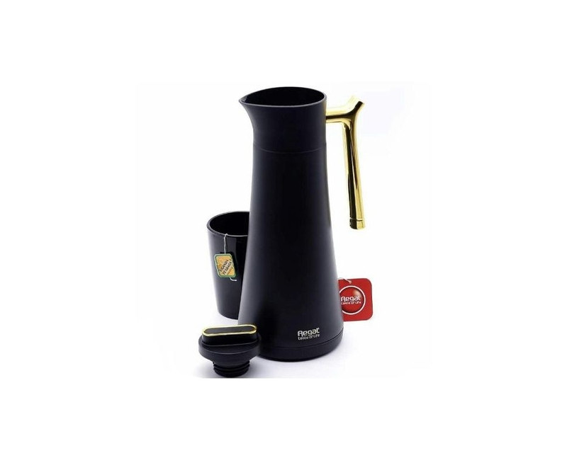 1L Stainless Steel Thermos Bottle Travel Water Vacuum Flask- Black.