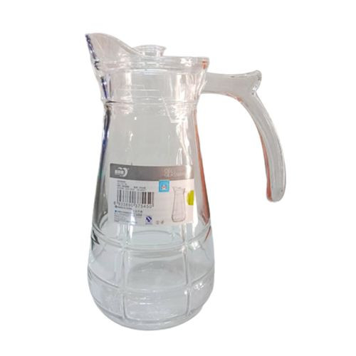 Glass Jug With Large Capacity And Unique Design-Transparent