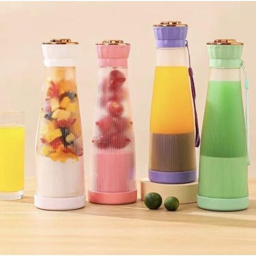 Rechargeable Mini Portable Juicer With A Small Bottle-Multicolours