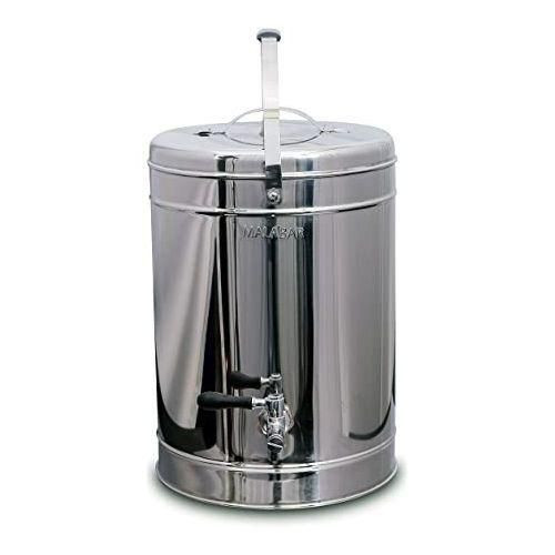Stainless Steel Hot Or Cold Tea Urn Or Kettle Flask Can-Silver