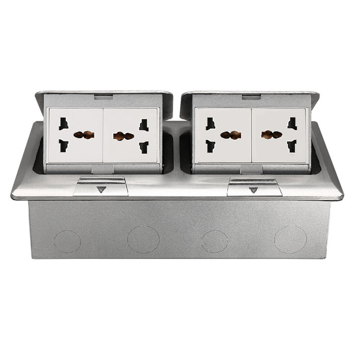Tronic Floor Socket 2G Universal + RJ45 Data BF PU02