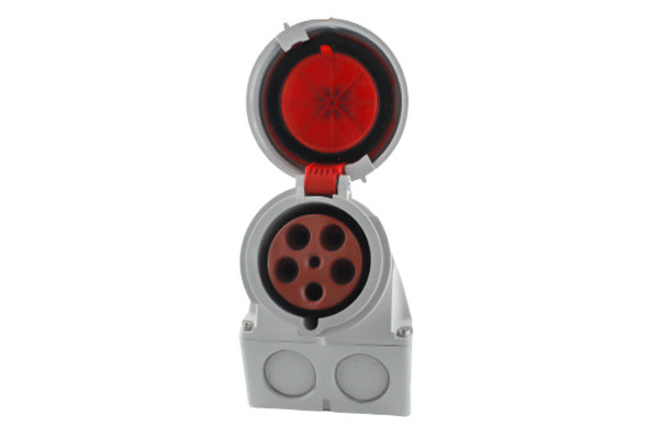 INDUSTRIAL SOCKET 63A 380V E-135X