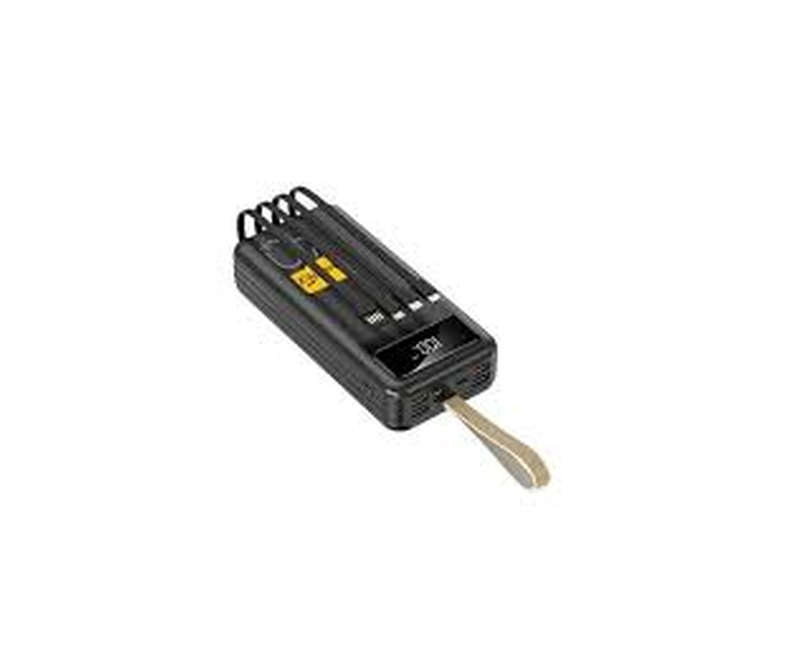 EXCELLENT 50, 000 mAh 4 CABLES +LED FOUR OUTPUT ATTACHED WIRED POWER BANK