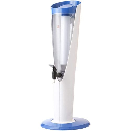3 Liters Elegant Acrylic Beer Dispenser For Serving Drinks At Parties Restaurants-Multicolour