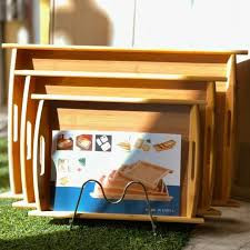 durable bamboo serving tray