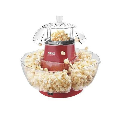 Popcorn Maker With Detachable Serving Bowls For Making 70 To 80 Grams Of Popcorn-Multicolour