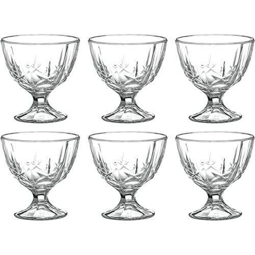 Maldives 6 Pieces Ice Cream 30Cl Clear Glasses-Transparent