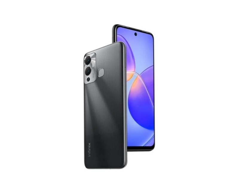 Infinix Hot 12 X6817, 6.82″ HD+ 90 Hz IPS LCD Display, 4 GB RAM (+3 GB Virtual), 128 GB ROM, 13 MP Triple Rear Camera, 8 MP Selfie, 5000 mAh (18 W Fast Charge) – Racing Black