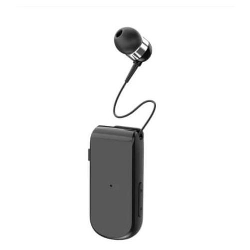 K50 Wireless Stereo Clip-on Headset, Bluetooth, Call Reminder, Vibration, Sports Retractable Collar Clip, Phone Earphones Single Ear Hands Free With Wire - Multicolor