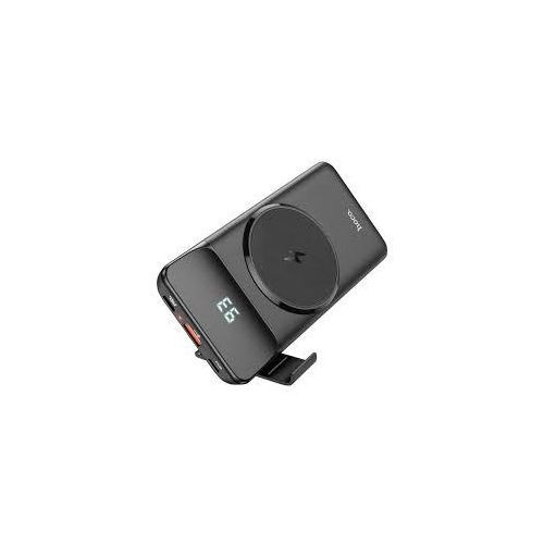 J76 Mobile Power Bank With Magnetic Wireless Charging, 10000mAh, Micro-USB / Type-C 18W input, USB 22.5W and Type-C PD 20W output, 5W / 7.5W / 10W / 15W Wireless Output, With LED Digital Display 10000 mAh- Multicolor