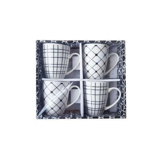 4 Pieces of Ceramic Cups For Tea Coffee/Designs Vary