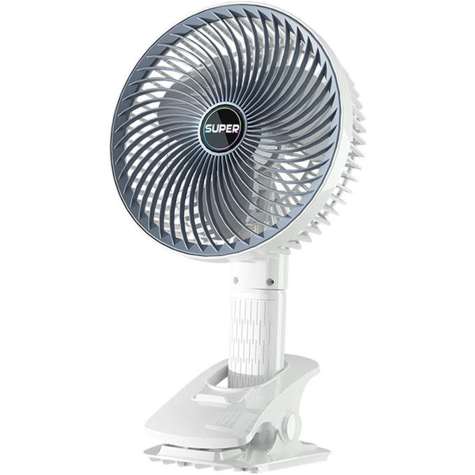 Portable Mini Desk Fan Clip on USB - Rechargeable Hand Fan