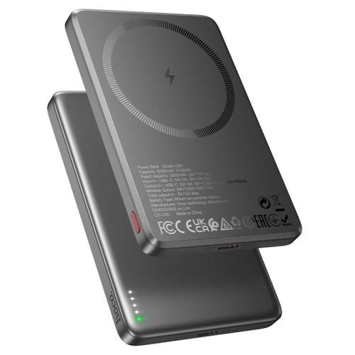 Utra-Slim Magsafe And Poweful Power Bank Power Utra-Slim 5000mAh Q26 PD Type-C 20W Fast Charge 15W Portable Magnetic Wireless Charger For All Phones- Multicolor.
