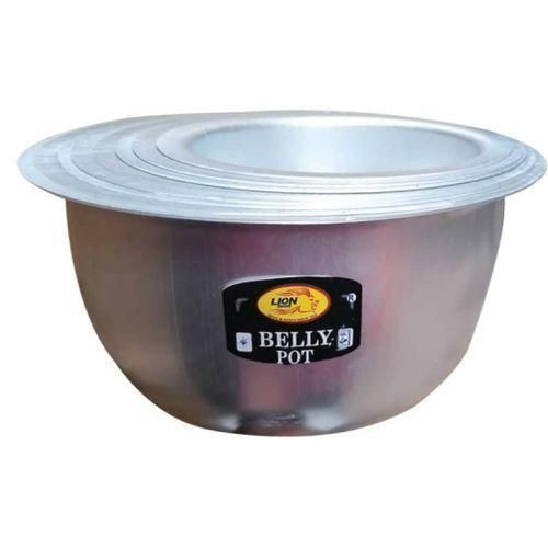 Heavy Duty 8 Pieces Saucepan Pure Aluminium Cookware Set-Silver