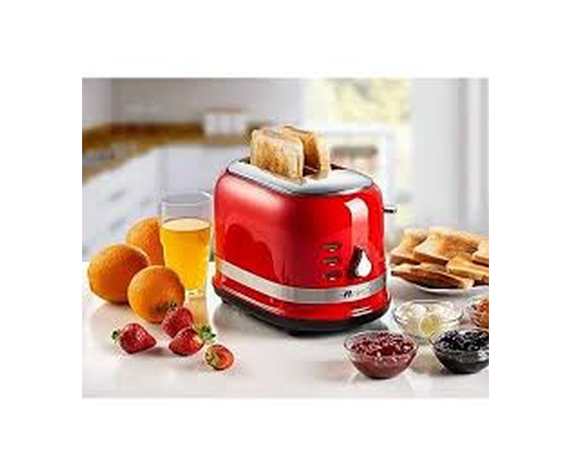 Ariete 2 Slice Vintage Toaster, ART0149- Red