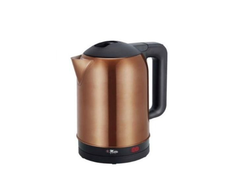 2 Litre Electric Tea Whistle Whistling Cordless Electric Kettle Camping Water Coffee Stainless Steel Boiler Pot Jug- Multicolor RAF