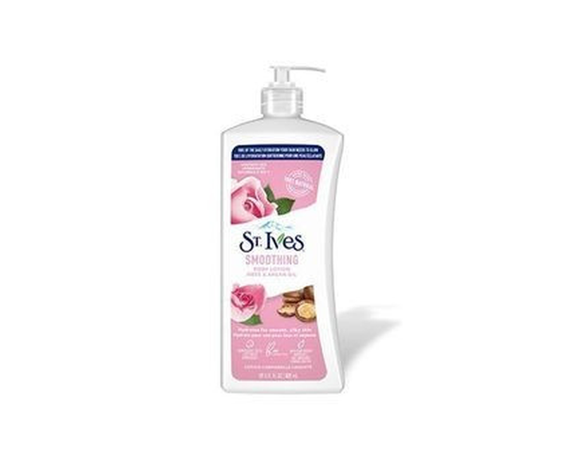 St. Ives Rose and Argan Oil Smoothing Body Lotion 621ml