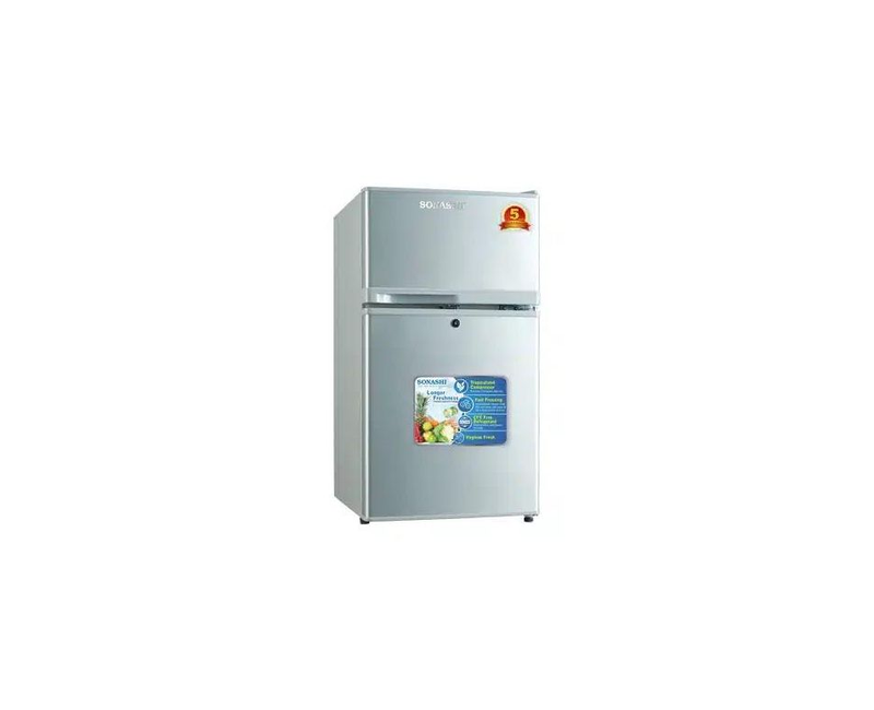 Mini Refrigerator With A Deep Freezing Compartment - Multicolor