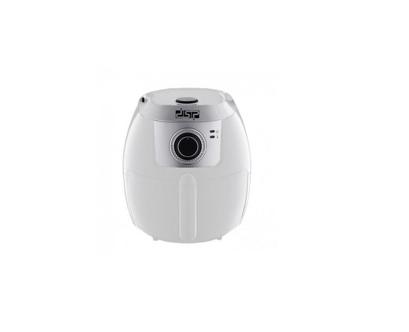 5L Electric Hot Grill & Air Fryer In Oven Cooker -White.