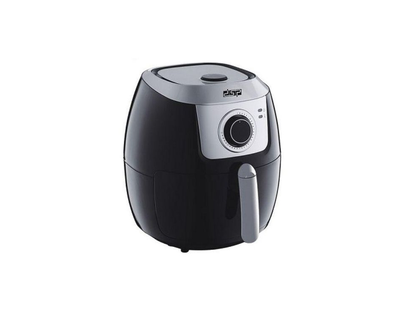 5L Electric Hot Grill & Air Fryer In Oven Cooker -Black.