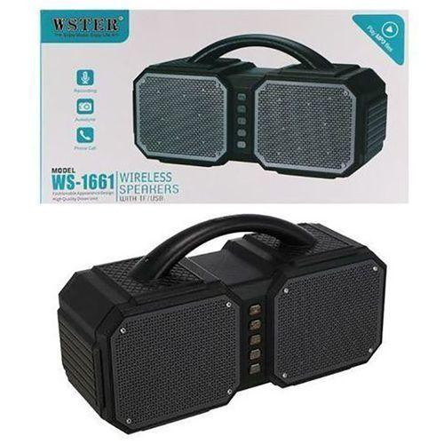 Portable Wireless Bluetooth Speaker - Black/Red