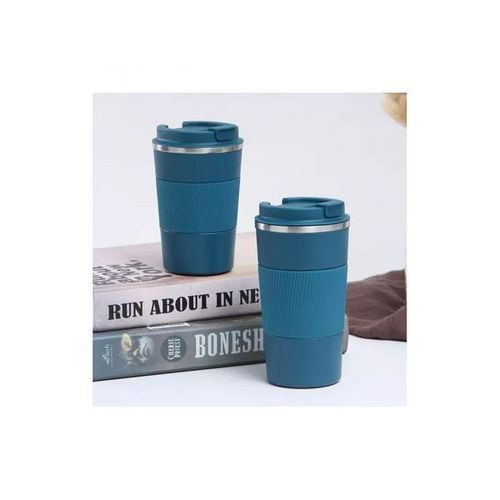 Stainless Steel Travel Mug - Blue