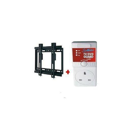 package of TV mount 14" to 42/43"-Black+TV Guard
