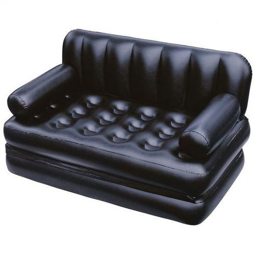 5 In 1 Inflatable Multifunctional Air Couch Sofa Bed-Black
