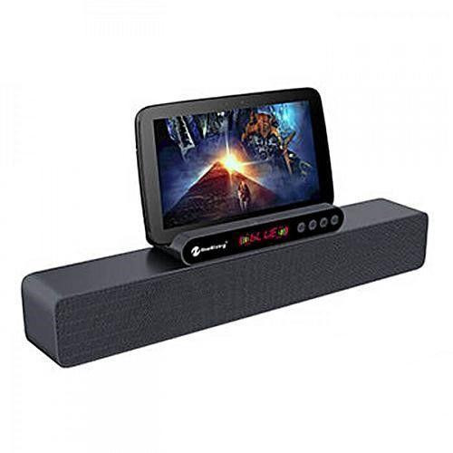 Wireless Speaker Bluetooth Soundbar X-Bass - Black Grey