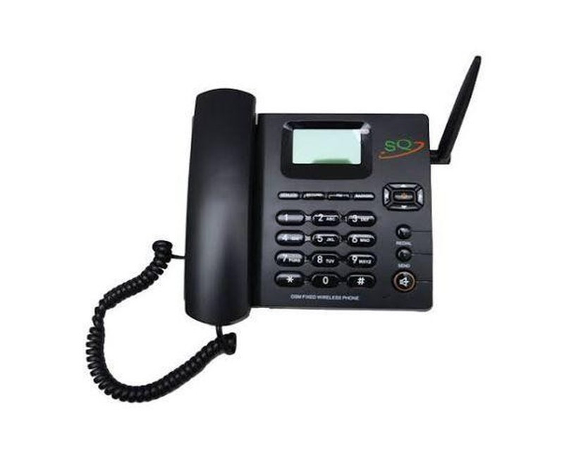 LS 960 Desktop Wireless Landline Phone – Caller ID, LCD Display, Long Battery Life – Black