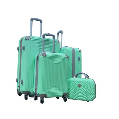 4 Pieces Suitcase With Rubber Material Good Quality And Durable Water Proof Material Easy To Use For Functional Purposes And Travelling