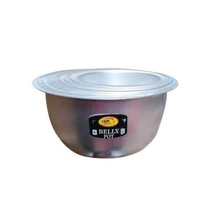 8Pcs/8 pieces Set Of Aluminium Saucepans - Silver