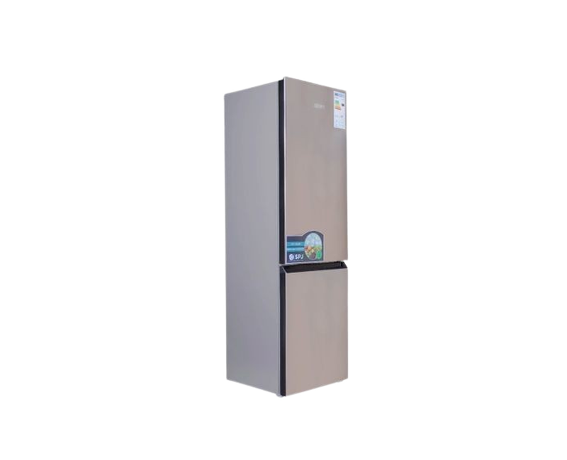 SPJ 399L Double Door Bottom Freezer (Defrost) - INOX