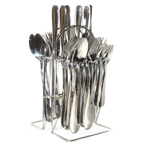 XISHIFENG  24 Pc Shifeng Stainless Steel Table Ware - Silver