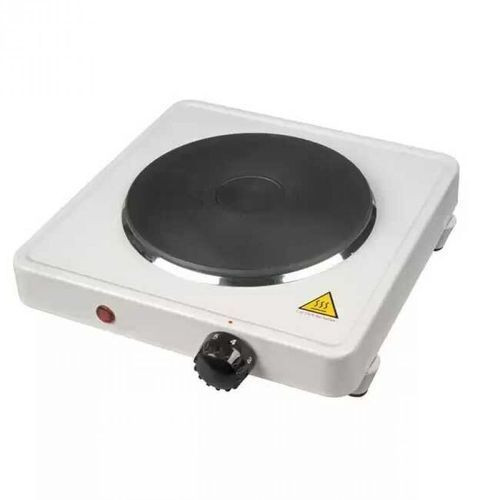 Single Solid Hotplate - Black & White.