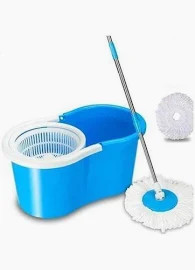 Mop Bucket With Wringing Function For Cleaning And Mopping Floors-Multicolour