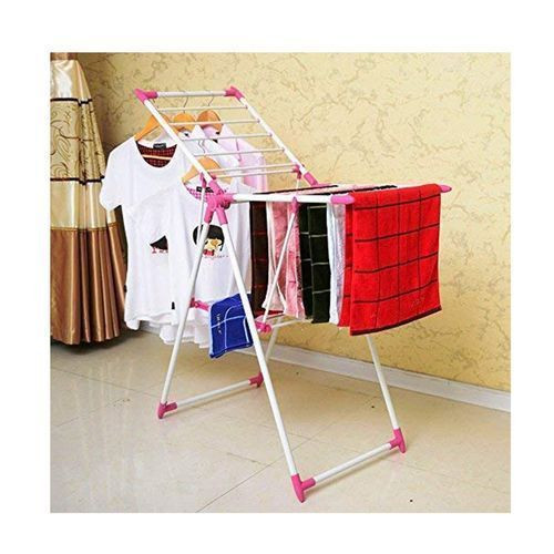 Drying Stand With Weather Frame Cloth Dryer Stand - White