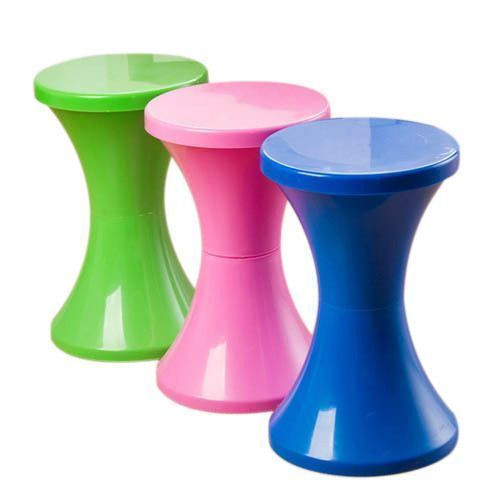 Round Plastic Stools - Multicolor