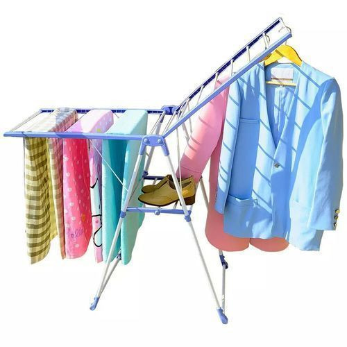Stainless Steel Clothes Drying Rack -Blue