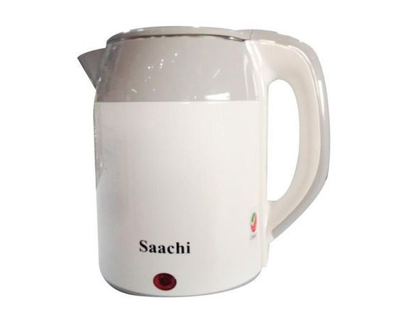 Stainless Steel And Plastic Electric Kettle Of 1.8Liters-White
